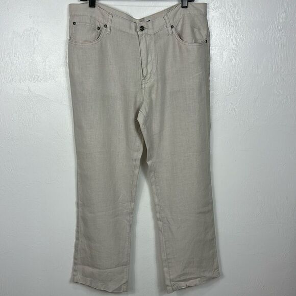 John Varvatos Classic Straight Light Gray Pants With Pockets Size 34 - Picture 2 of 11